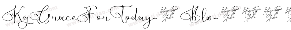 KgGraceForToday-2Blw字体转换
