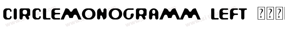 CircleMonogramm-Left字体转换