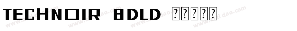 TechNoir-8dLD字体转换