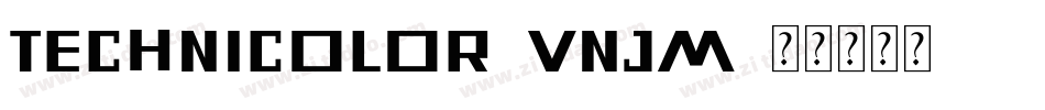Technicolor-vnJM字体转换
