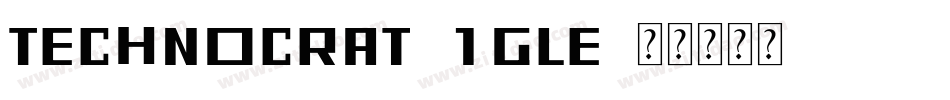 Technocrat-1Gle字体转换