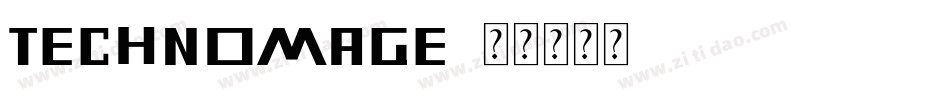 Technomage字体转换