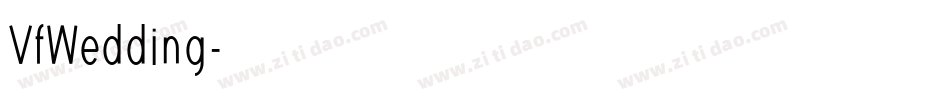 VfWedding字体转换