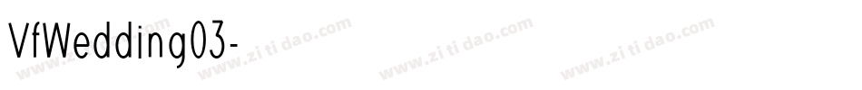 VfWedding03字体转换