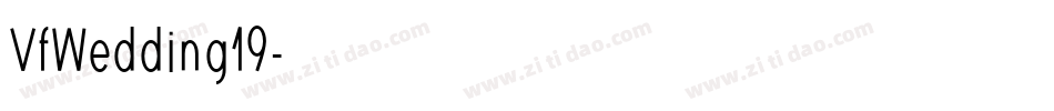 VfWedding19字体转换