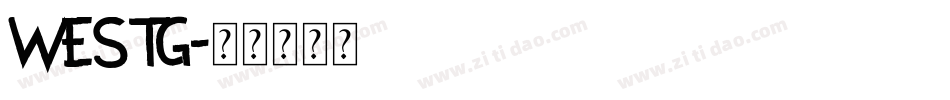 WESTG字体转换