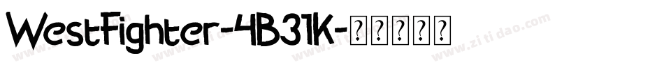 WestFighter-4B31K字体转换