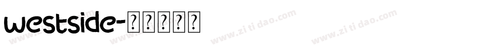 westside字体转换