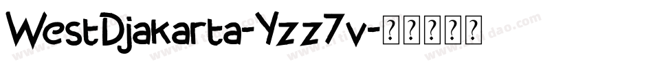 WestDjakarta-Yzz7v字体转换