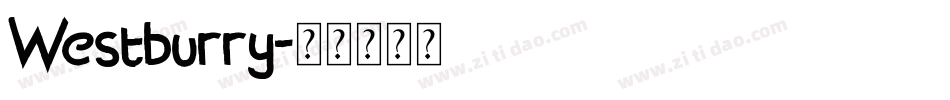 Westburry字体转换