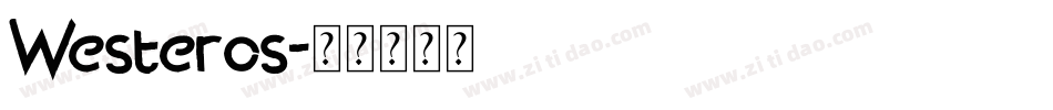 Westeros字体转换