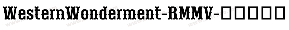 WesternWonderment-RMMV字体转换