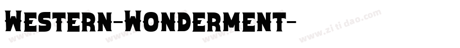 Western-Wonderment字体转换