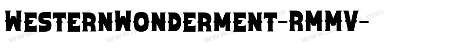 WesternWonderment-RMMV字体转换