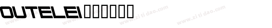 OUTELEI字体转换