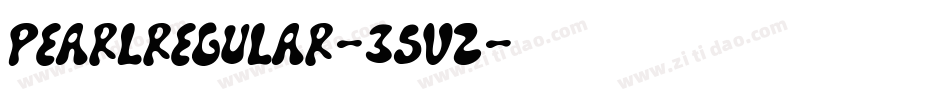 PearlRegular-35vZ字体转换