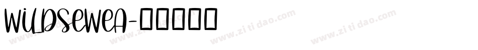 WILDSEWEA字体转换