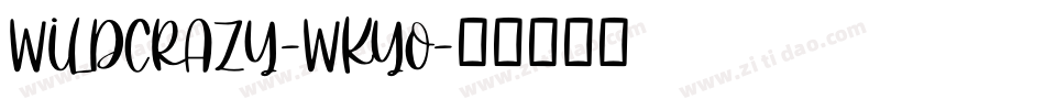 Wildcrazy-WKYO字体转换
