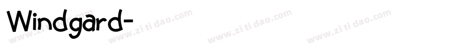 Windgard字体转换