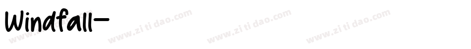 Windfall字体转换