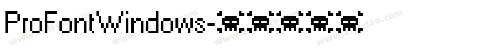ProFontWindows字体转换