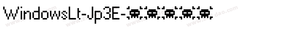 WindowsLt-Jp3E字体转换