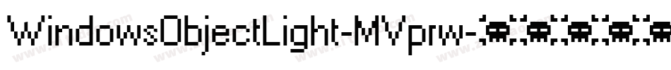 WindowsObjectLight-MVprw字体转换