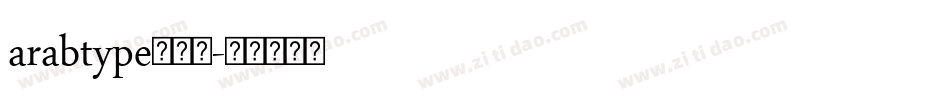 arabtype手机版字体转换
