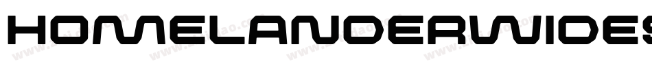 HomelanderWideSuperItalic-ALwwD字体转换