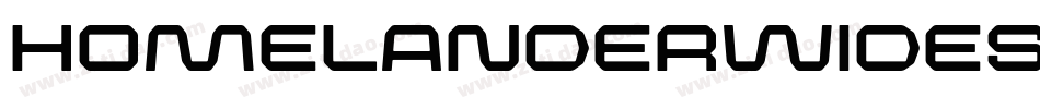 HomelanderWideSuperItalic-ALwwD字体转换