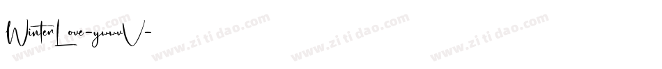 WinterLove-ywwvV字体转换