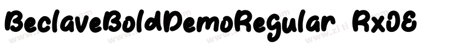 BeclaveBoldDemoRegular-RxOE字体转换