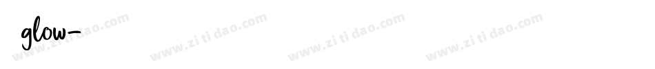 荧黑glow字体转换