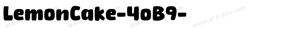 LemonCake-4oB9字体转换
