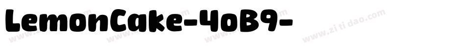 LemonCake-4oB9字体转换