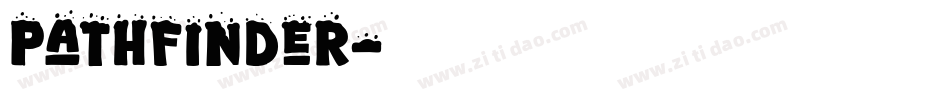 Pathfinder字体转换