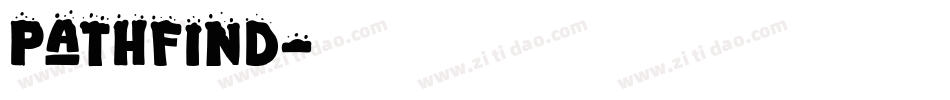 pathfind字体转换