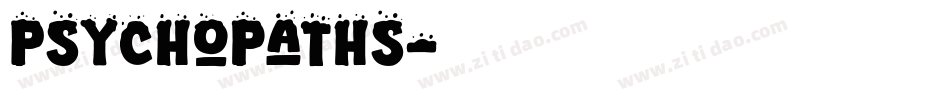 Psychopaths字体转换