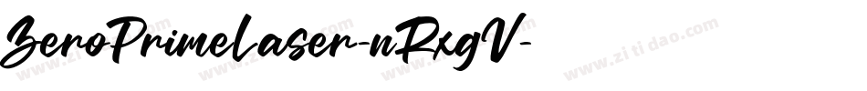 ZeroPrimeLaser-nRxgV字体转换