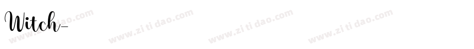 Witch字体转换