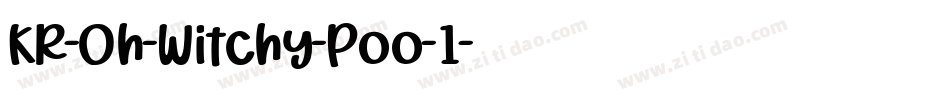 KR-Oh-Witchy-Poo-1字体转换