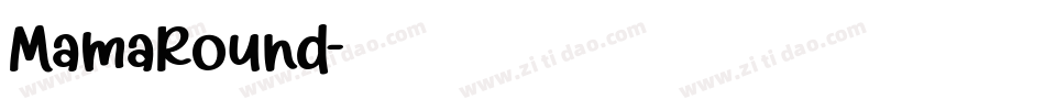 MamaRound字体转换