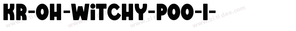 KR-Oh-Witchy-Poo-1字体转换