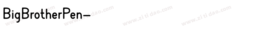 BigBrotherPen字体转换