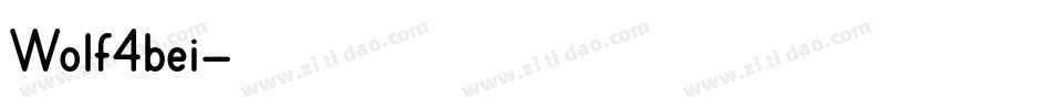 Wolf4bei字体转换
