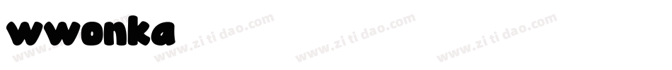 wwonka字体转换