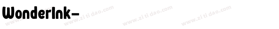 WonderInk字体转换