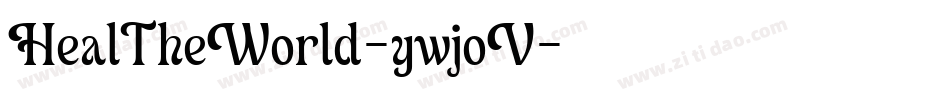 HealTheWorld-ywjoV字体转换
