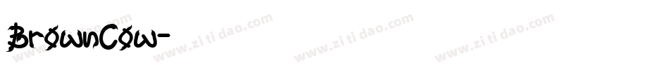 BrownCow字体转换