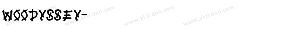 WOODYSSEY字体转换